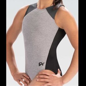 GK Spaghetti Back Workout Leotard with Matching Scrunchie